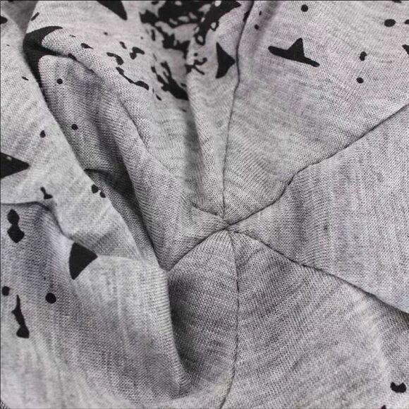 Navy Blue Cosmic Stars Lightweight Year Round Cotton Beanies - NEW - Picture 4 of 4